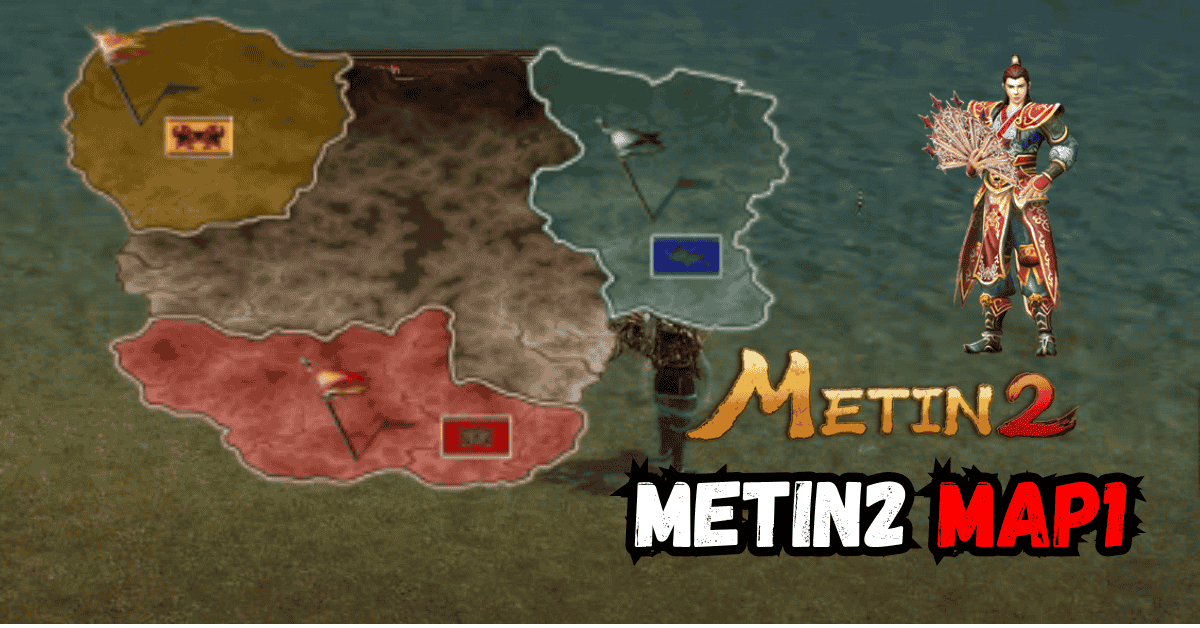 An overview of Metin2 Map1, featuring essential farmspots, Händler, and key NPCs. Discover the vibrant Metin2 Map1 design, the distinct rot areas, and the iconic blaues Reich. Immerse yourself in the unique atmosphere of Metin2 Map1 with its captivating music and layout.